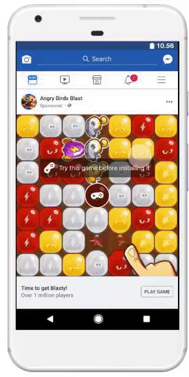 Image result for facebook playable ads