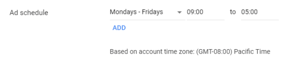 call-only ads scheduling