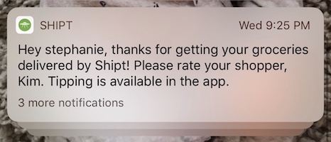 mobile personalization app notification