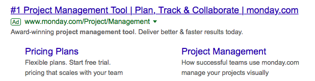 client campaigns optimized ad post-click example