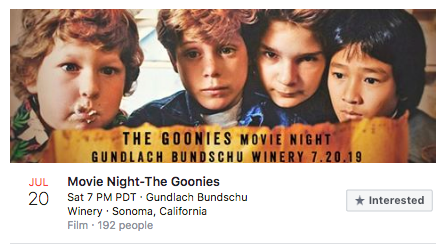 Facebook Event Response ads movie example