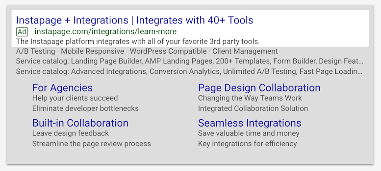 dynamic text replacement Google keyword insertion example