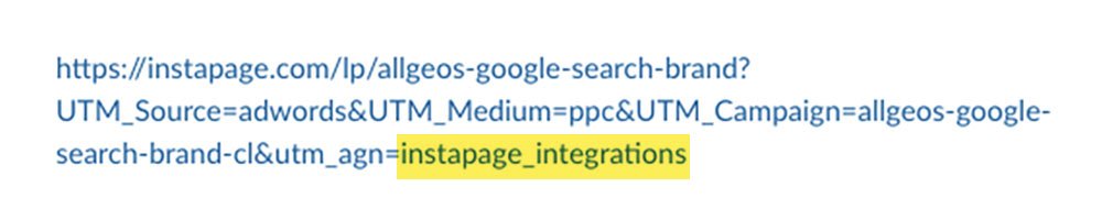 dynamic text replacement URL parameter example