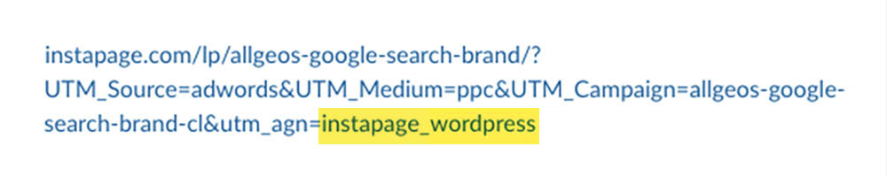 dynamic text replacement URL WordPress example