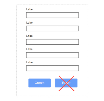 visual advertising techniques form button