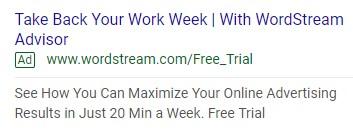 Google Ads Conversion Sets PPC example