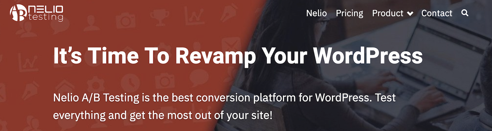 A/B testing stack Nelio