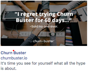 personalization vs optimization Churn Buster Facebook example