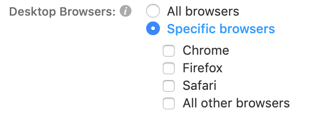 Quora ads platform & browser targeting
