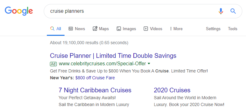 Google Ads not showing CTA urgency