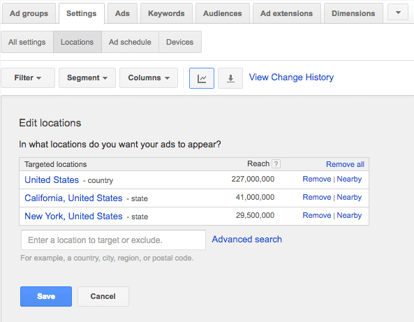 Google Ads not showing wrong location targeting