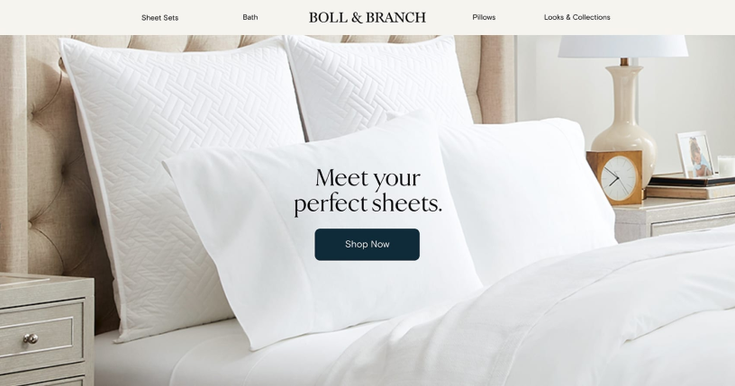 Boll & Branch Reserve Sheet Set, Queen - White