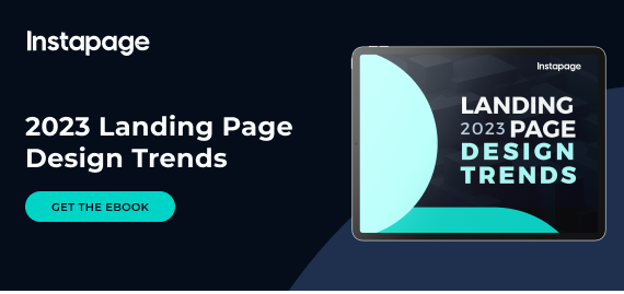 Need-to-know landing page design trends