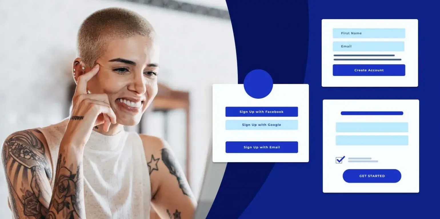 Facebook login form using html and css, UX/UI design