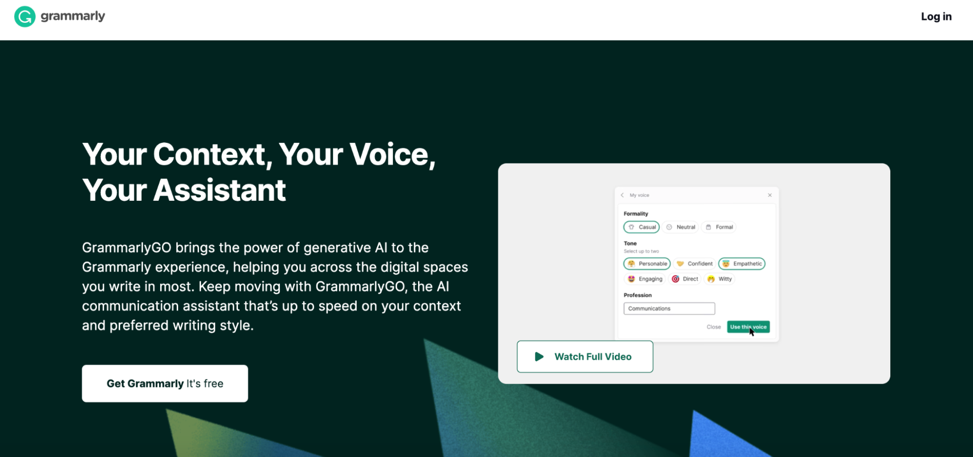 This image shows how to use clear and concise messaging on a landing page.