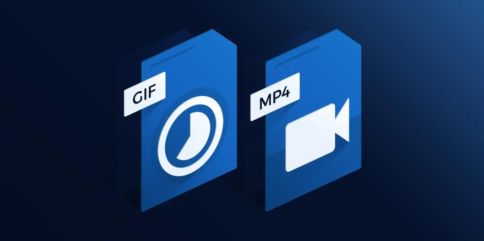 Is GIF or MP4 better for website?