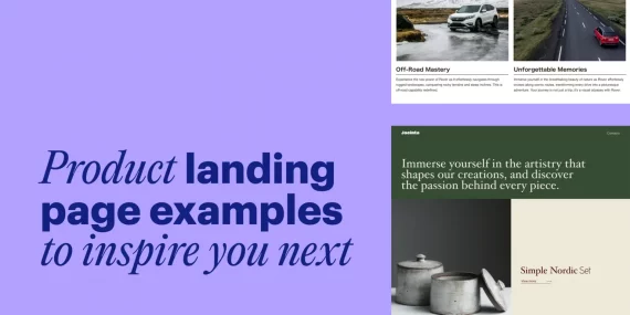 15 Product Landing Page Examples to Inspire You Next