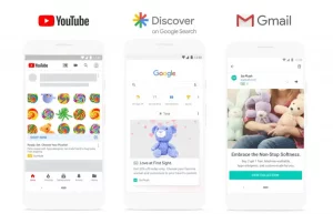 This image shows an explanation of Google Discovery Ads, which enable reaching potential customers on Google-owned platforms like YouTube, Gmail, and the Discover feed.