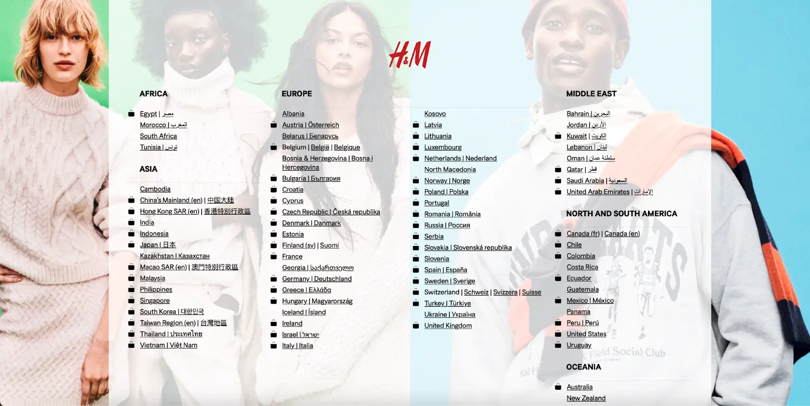 This image shows h&m customer segmentation example.