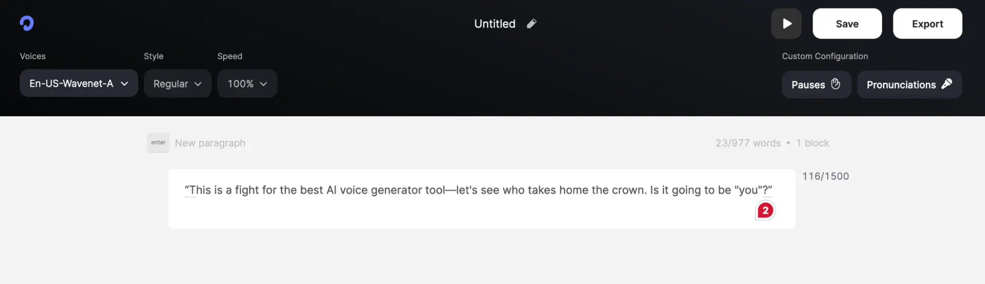 This is a screenshot showing Listnt's interface