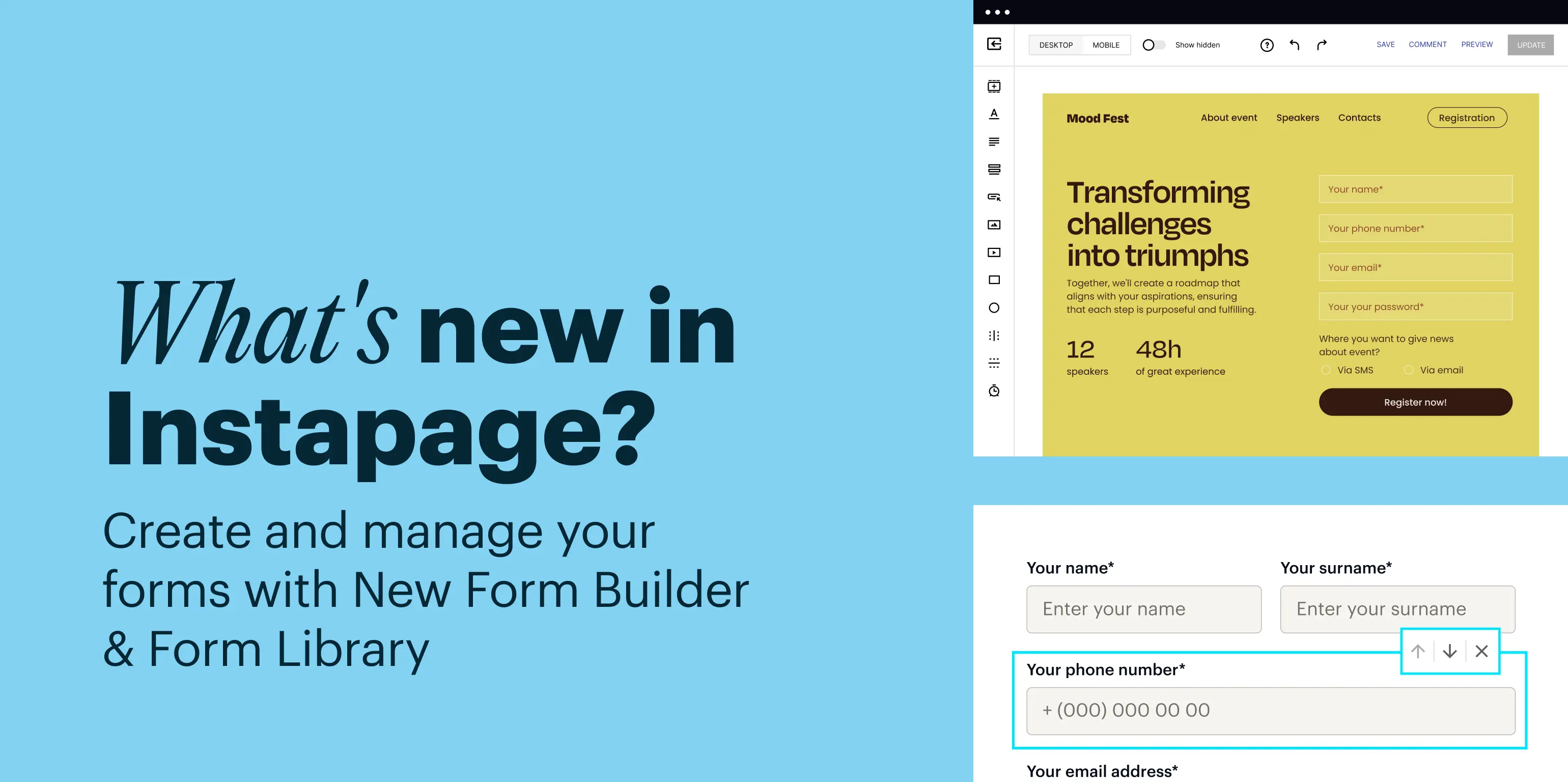 Product Updates: New Form Builder and Form Library
