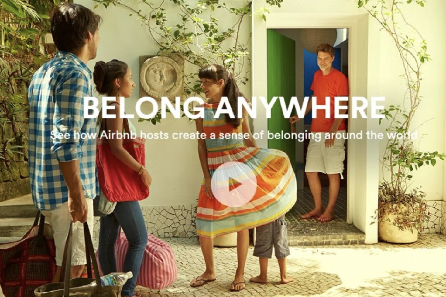 This image shows a screenshot of an AirBnb ad