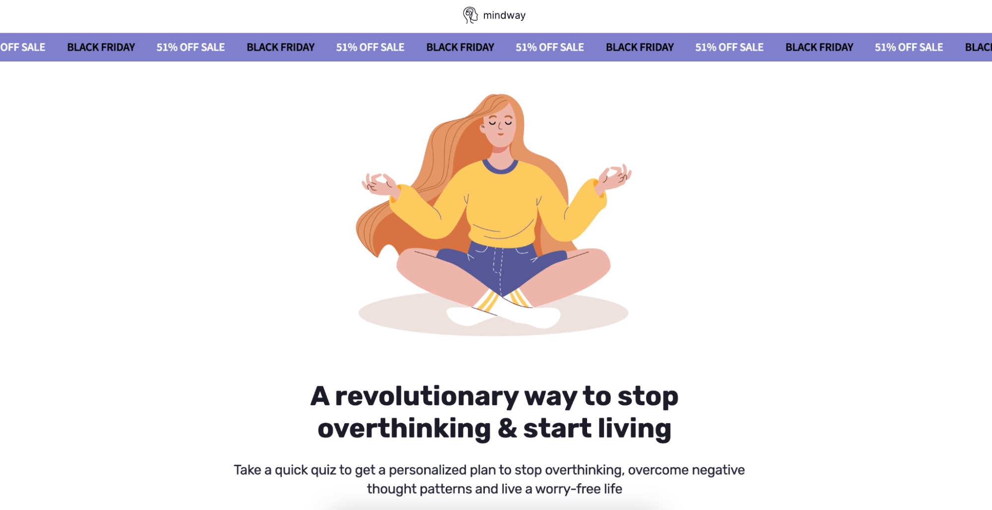 This image shows a dashboard of a Mindway app