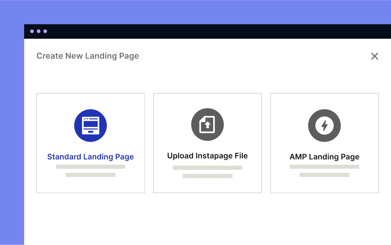 This image shows landing page building process step by step process.