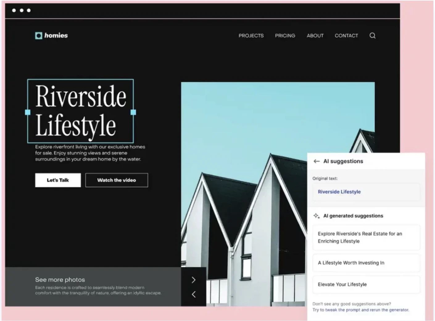 This image shows Instapage ab testing feature.