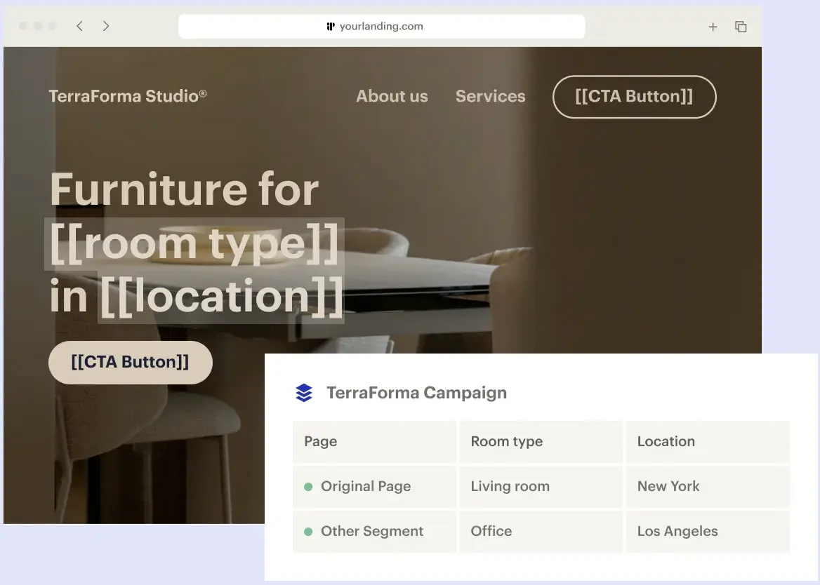 This image shows Instapage collections feature.