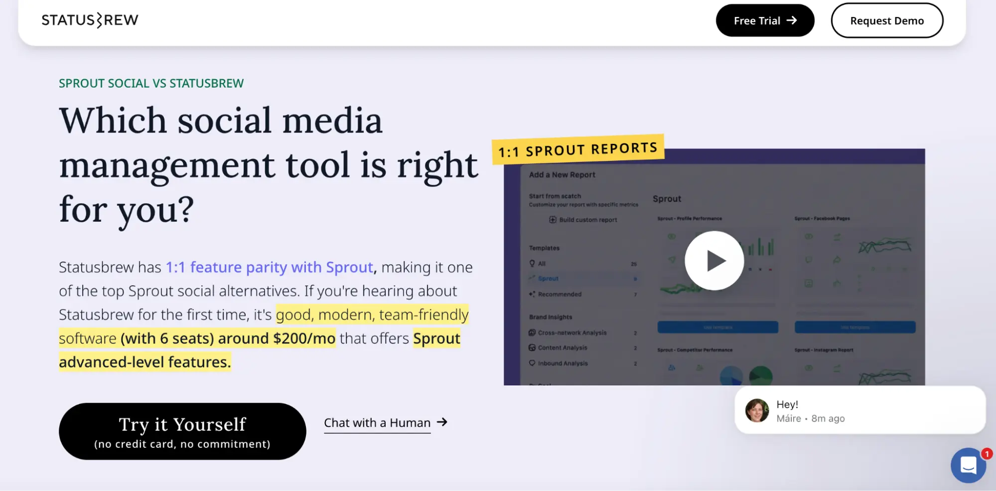 This image shows an ad to landing page message match example.