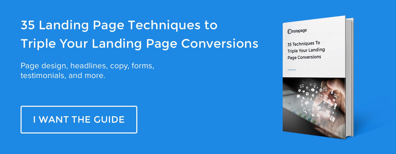 landing page techniques
