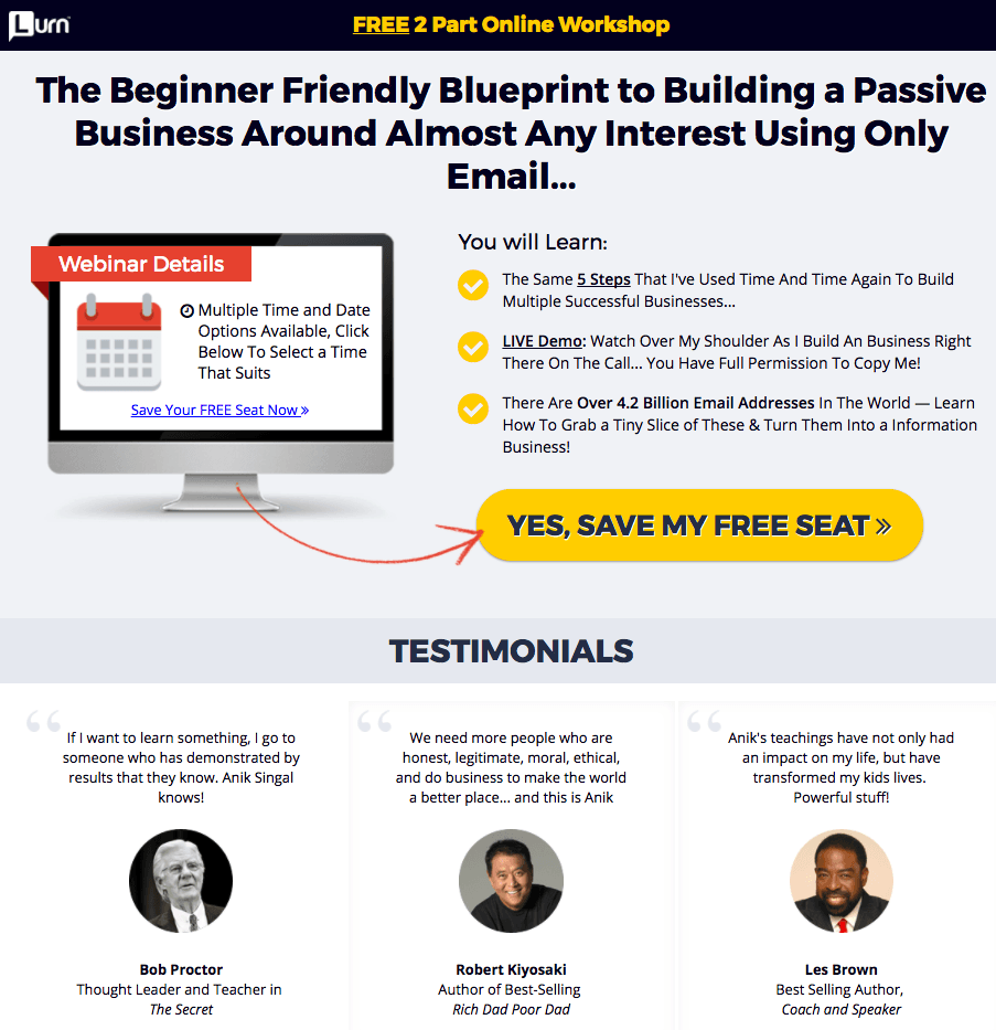 Online dating call to action examples