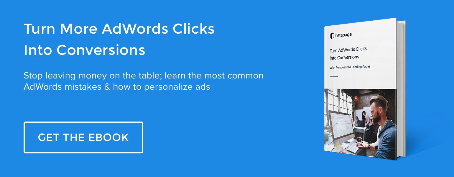 AdWords clicks conversions