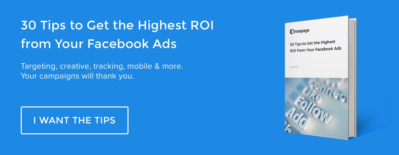 blog CTA Facebook ad tips