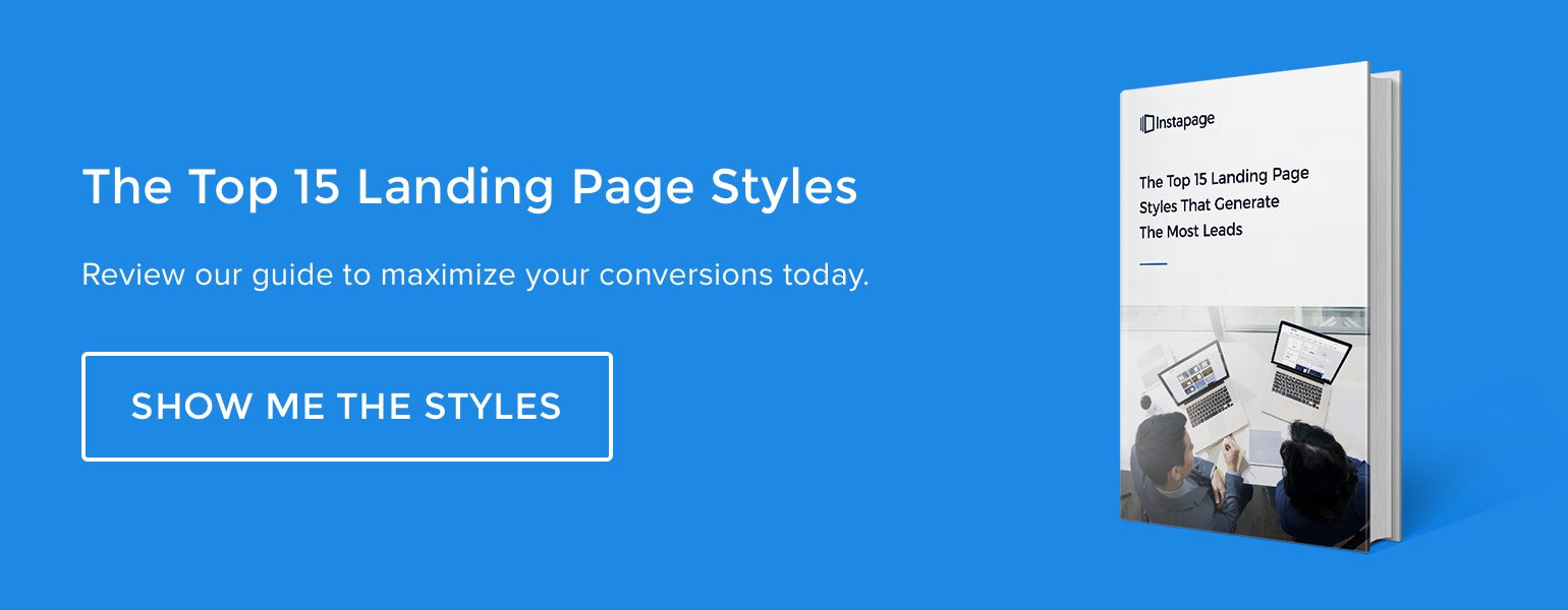 landing page examples