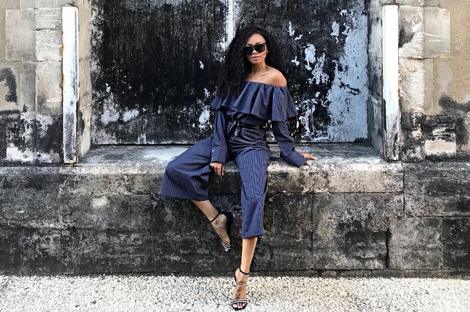 Steal Bonang Matheba S Sassy Jumpsuit Look