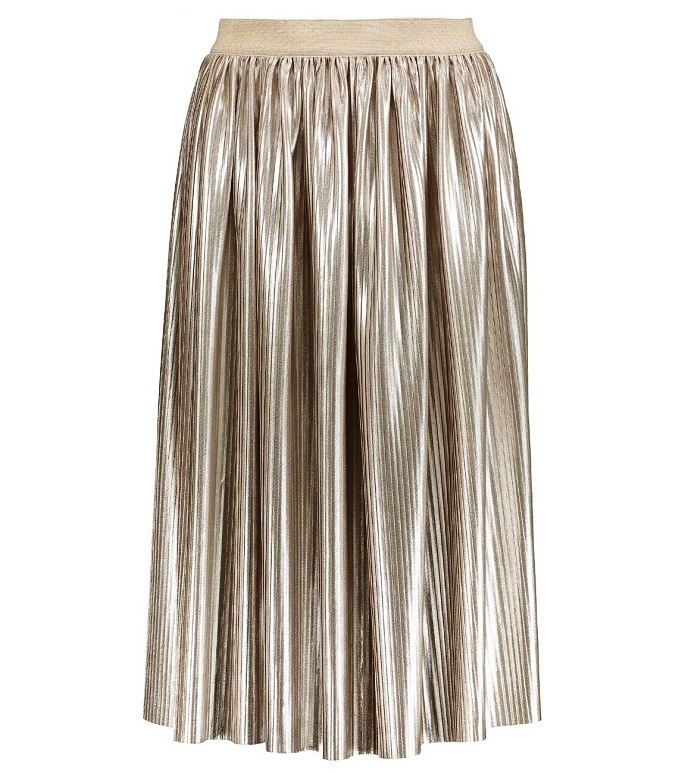 Metallic Pleated Midi Skirt R499 Woolworths Zkhiphani 8719