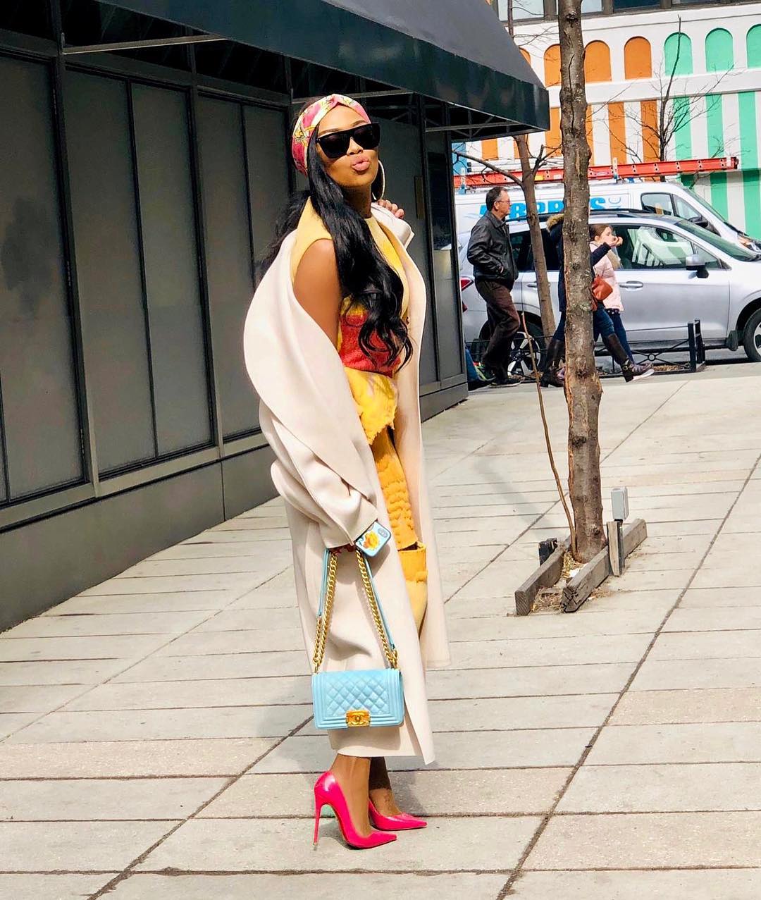 Bonang Matheba Takes Over New York Online Youth Magazine Zkhiphani Com