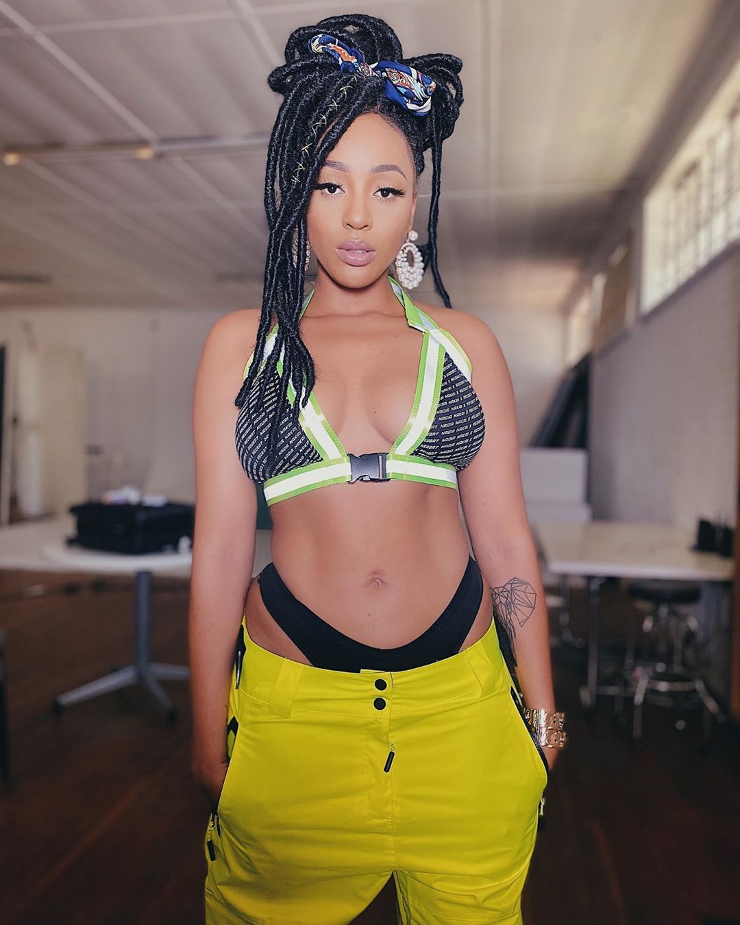 New Nadia nakai x Redbat boxing shorts and matching crop top in