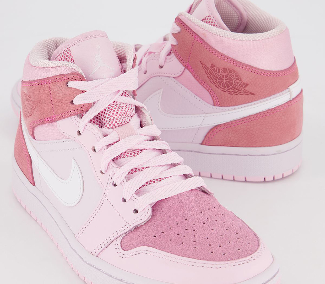 digital pink jordan mid