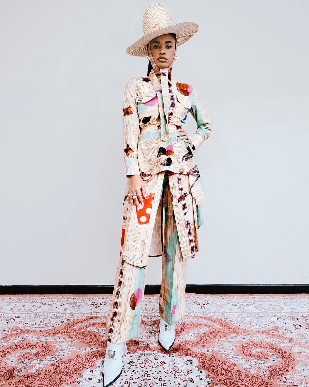 Thebe Magugu Showcases His Latest Collection at Paris Fashion Week