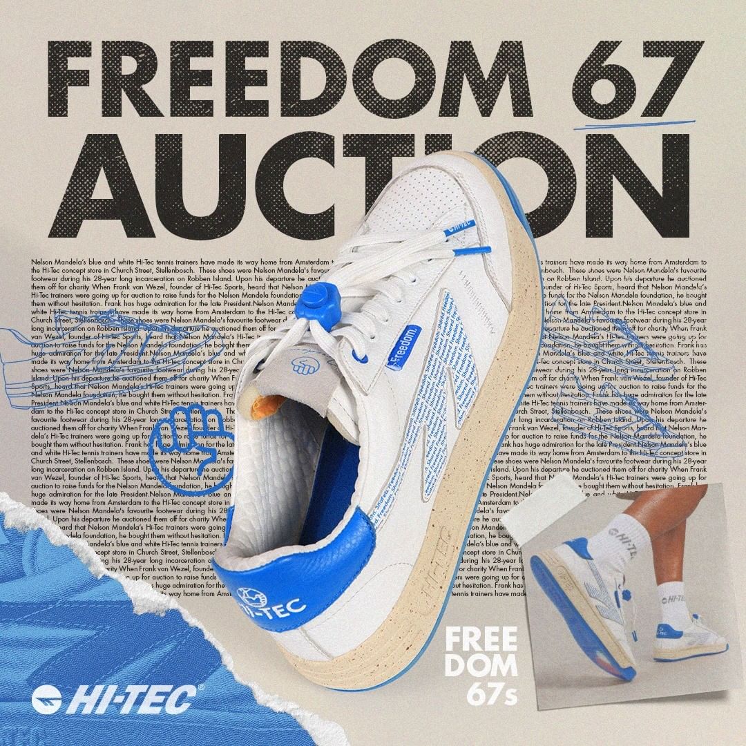 Nelson Mandela's Iconic Hi-Tec Sneakers Reimagined –