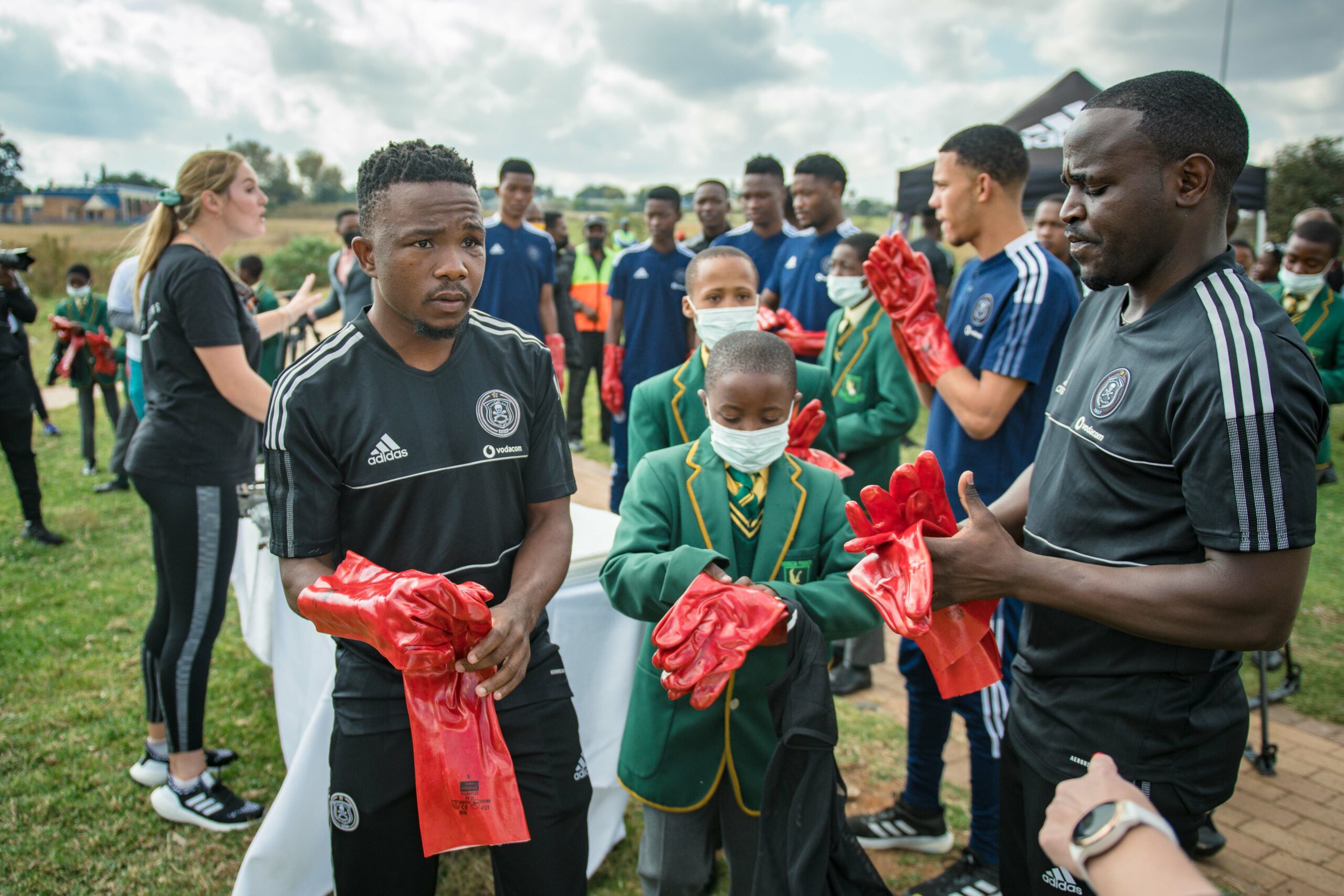 Orlando Pirates and Adidas Unite to Clean Up Tembisa