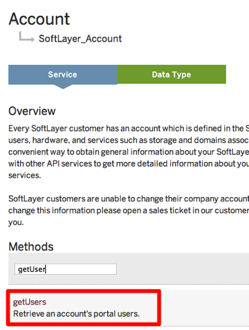 AccountSoftLayer Account SoftLayer Development Network