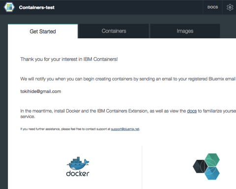 Dashboard Bluemix