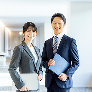 男性社員と女性社員