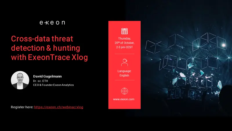Cross-data threat detection & hunting with ExeonTrace Xlog