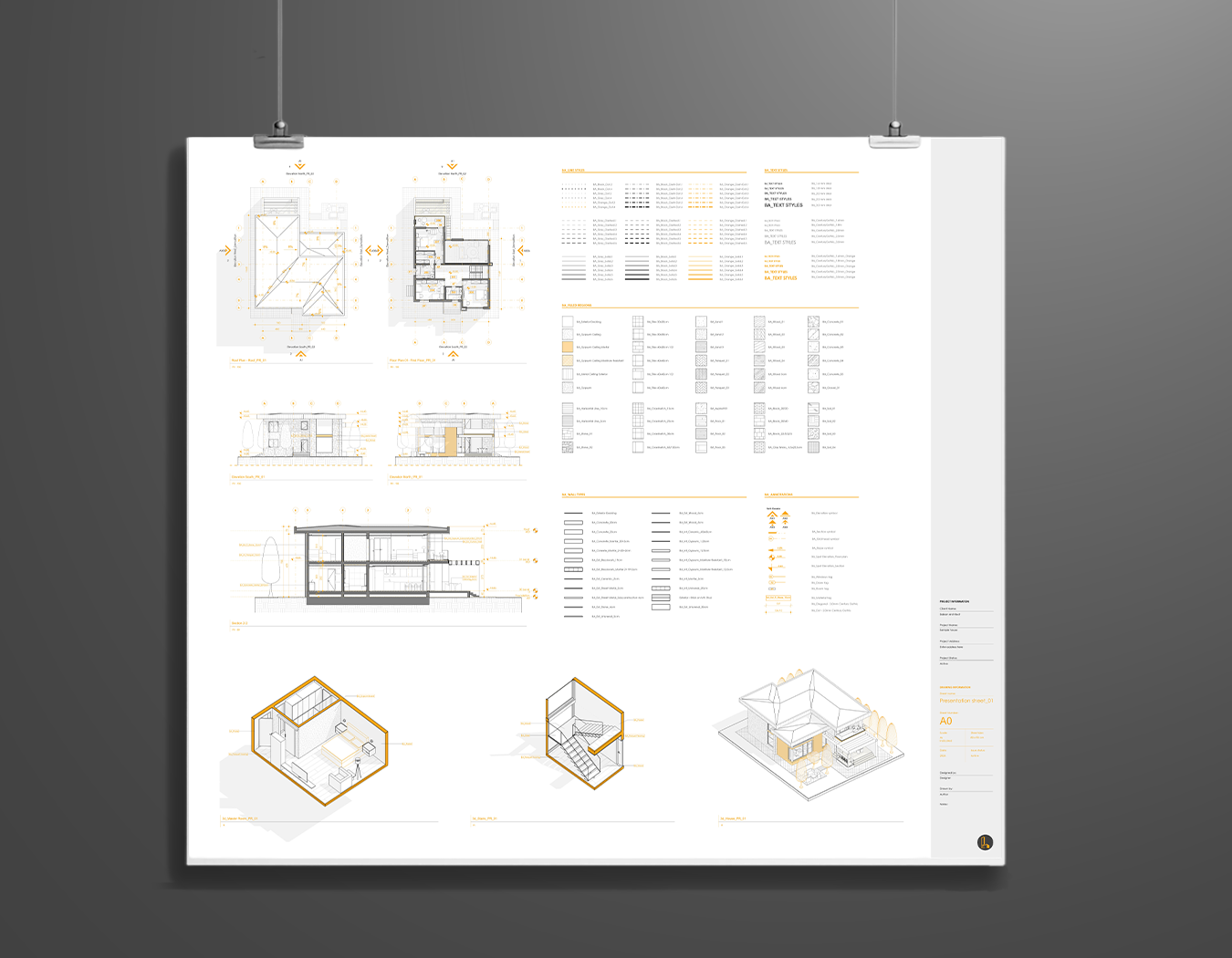 Architecture Template Basic mockup