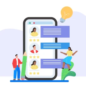 Developers collaborating on SmartLearn application UI and backend integration